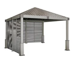 Sojag Pavillon Nanda 12x12, inkl. Seitenwand, ca. B363/H313,2/T363 cm