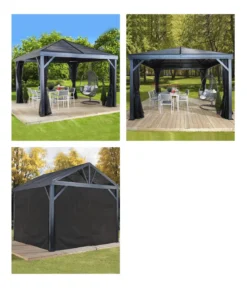 Sojag Pavillon South Beach 12x12, ca. B363/H310/T363 cm