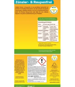 Solabiol® Zünsler- & Raupenfrei Flüssigkonzentrat, 15 ml