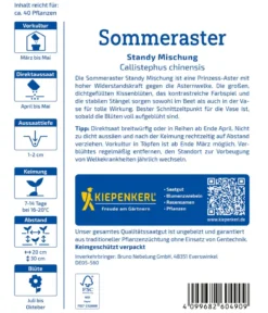 Sommeraster Standy Mix, Saatgut von Kiepenkerl