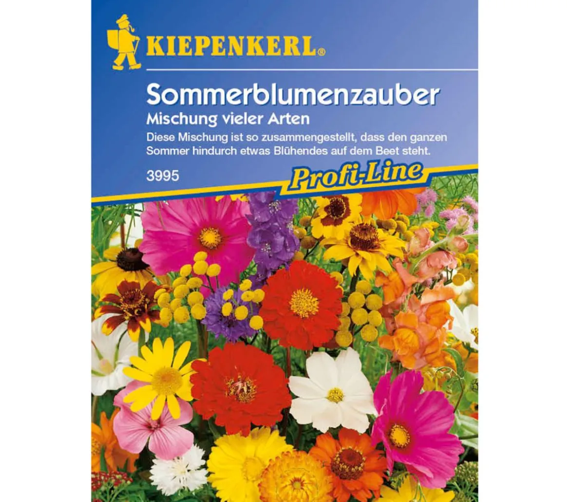 Sommerblumenzauber Mix, Saatgut von Kiepenkerl