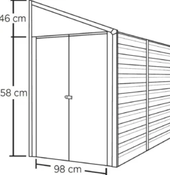 Spacemaker Anlehngerätehaus