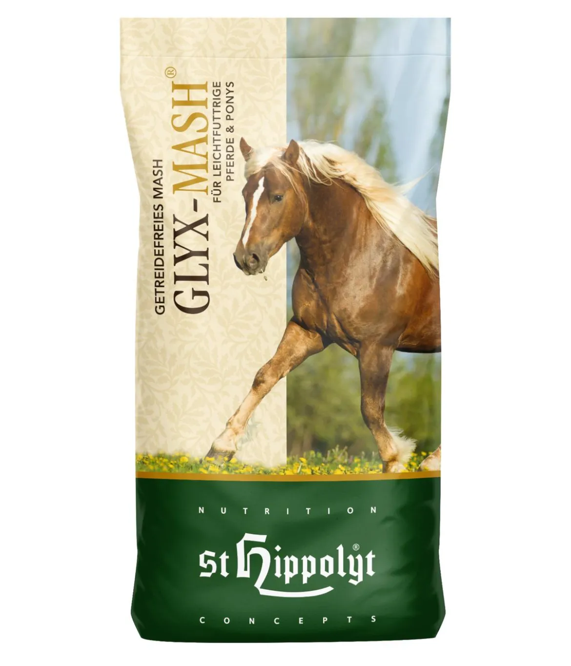St. Hippolyt Pferdeergänzungsfutter Glyx-Mash