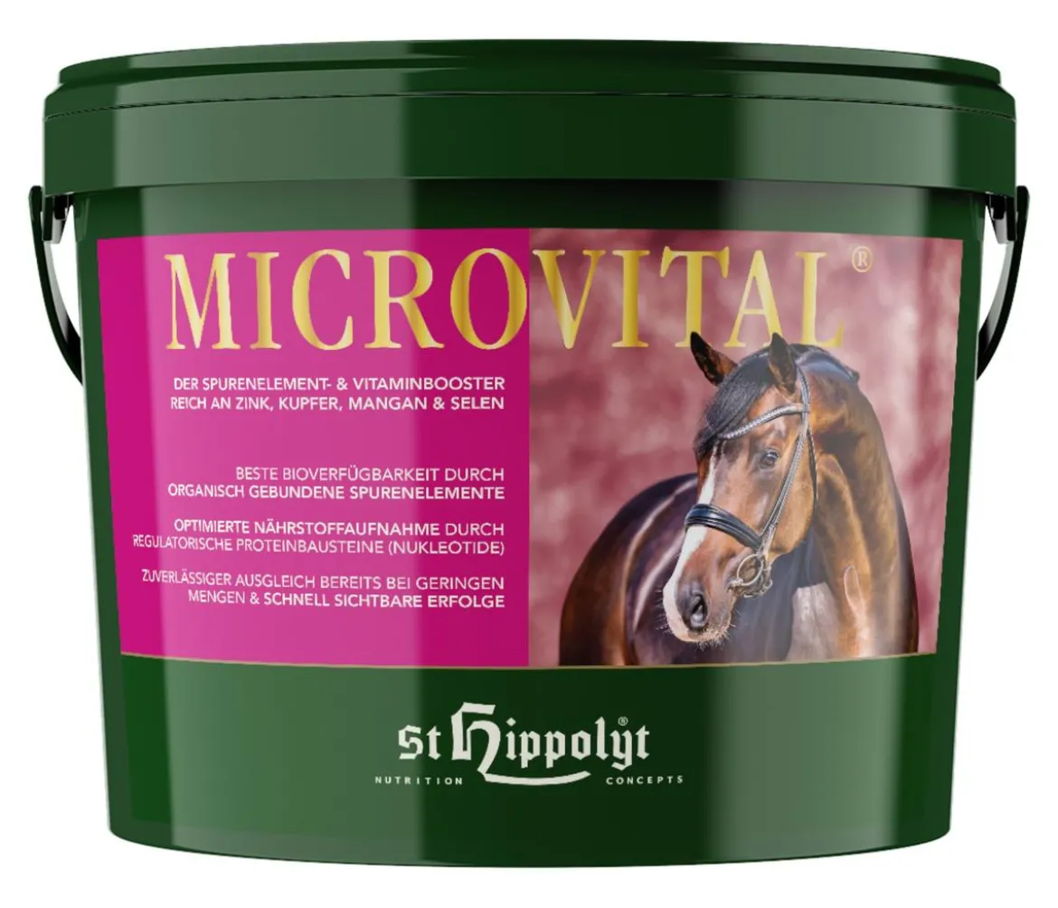 St. Hippolyt Pferdeergänzungsfutter Microvital, 3 kg
