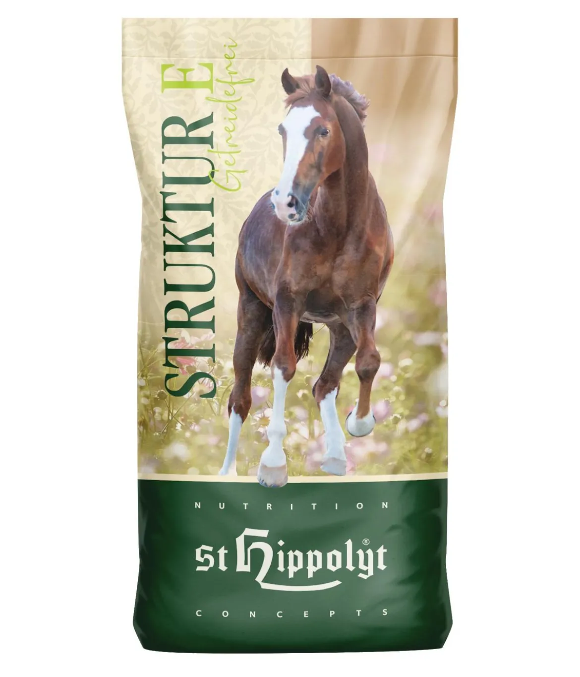 St. Hippolyt Pferdefutter Struktur-E getreidefrei, 15 kg