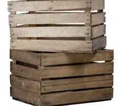 Stijf Holzkiste, natur, ca. B50/H30/T40 cm
