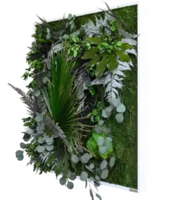 styleGREEN Bild im Dschungeldesign, quadratisch, ca. B80/H80/T20 cm