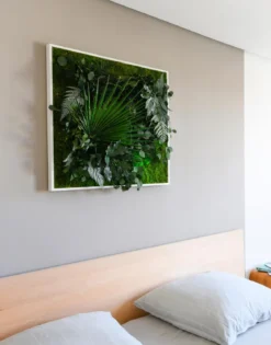 styleGREEN Bild im Dschungeldesign, quadratisch, ca. B80/H80/T20 cm