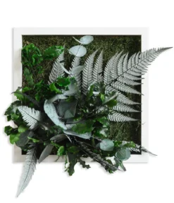 styleGREEN Bild im Dschungeldesign, quadratisch, ca. B22/H22/T16 cm