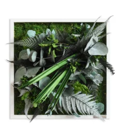 styleGREEN Bild im Dschungeldesign, quadratisch, ca. B35/H35/T16 cm