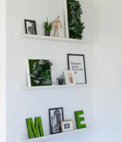 styleGREEN Bild im Dschungeldesign, quadratisch, ca. B35/H35/T16 cm