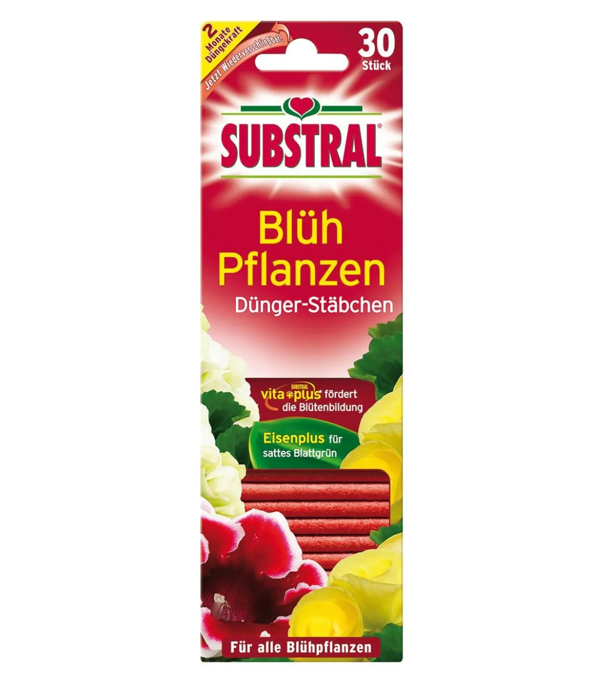 Substral® Blühpflanzen Dünger-Stäbchen, 30 Stk.