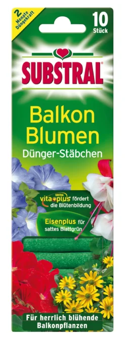 Substral® Dünger-Stäbchen für Balkonblumen, 10 Stk.