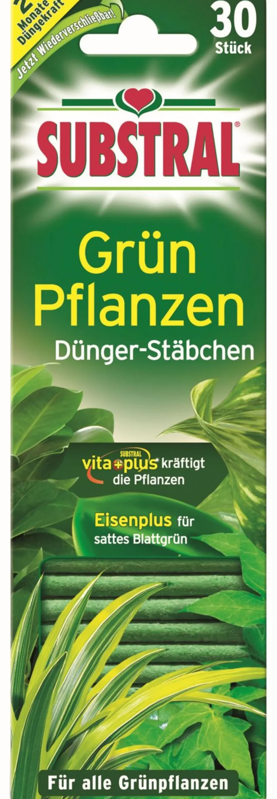 Substral® Grünpflanzen Dünger-Stäbchen, 30 Stk.