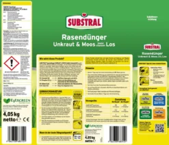 Substral® 3in1 Rasendünger Unkraut & Moos bleibt chancenLOS, 4 kg