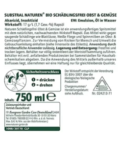 Substral® Naturen® Bio Schädlingsfrei Obst & Gemüse, 750 ml