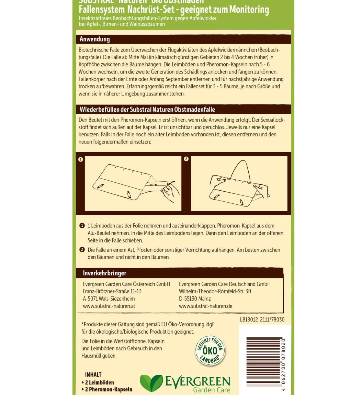 Substral® Naturen® Obstmaden Fallensystem Nachfüll-Set