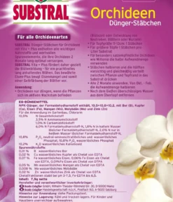 Substral® Orchideen Dünger-Stäbchen, 10 Stk.