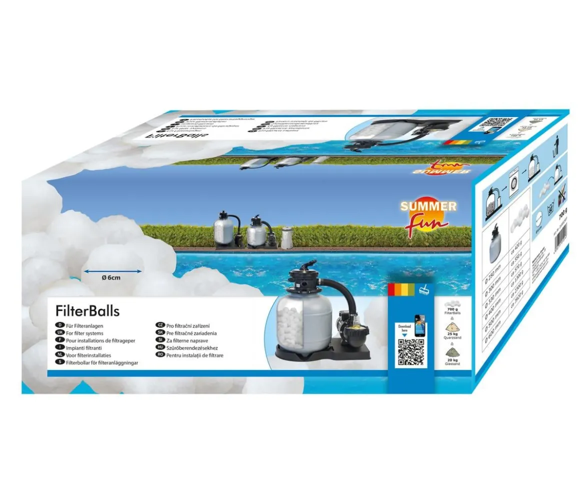 Summer Fun Filterbälle, 700 g