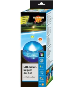 Summer Fun LED Solarkugel Set, 3-teilig