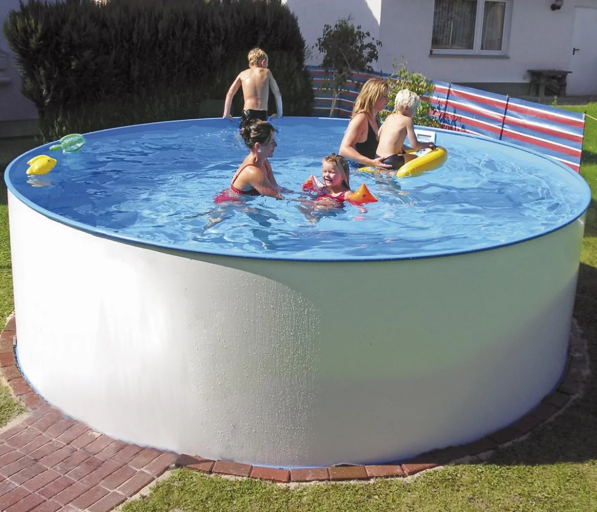 Summer Fun Stahlwandpool-Set Exklusiv, rund