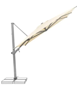Suncomfort by Glatz Ampelschirm Varioflex, rechteckig, ca. B330/T270 cm