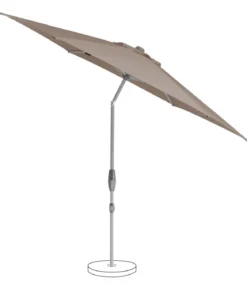 Suncomfort by Glatz Sonnenschirm Shell Turn, rund, ca. Ø300 cm