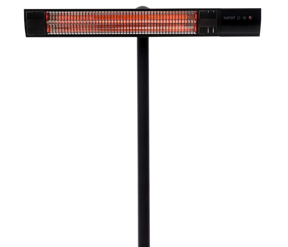 SunRed Heizstrahler Dark Standing 2500 Watt, ca. B82/H198/T41 cm