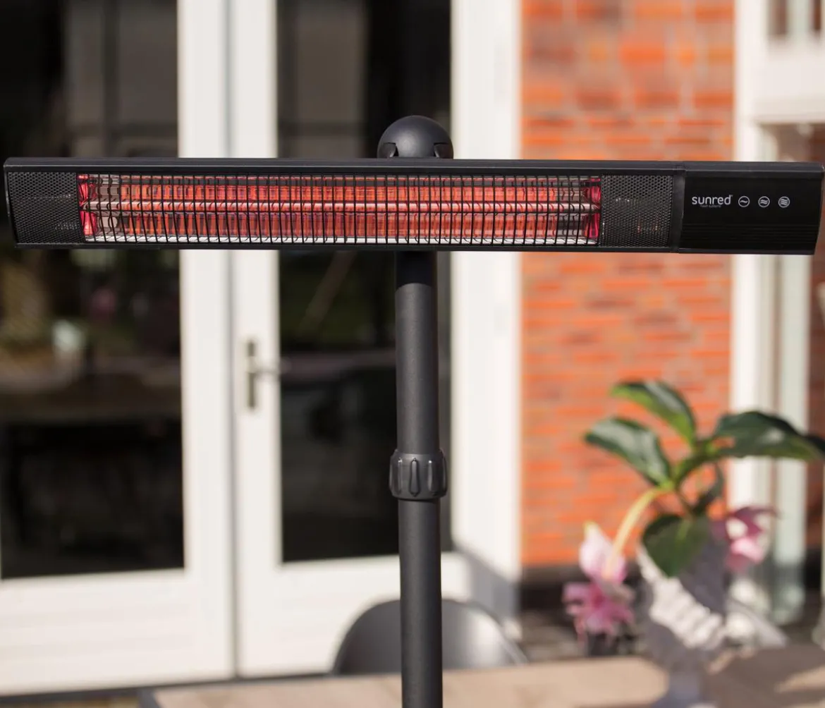 SunRed Heizstrahler Dark Standing 2500 Watt, ca. B82/H198/T41 cm