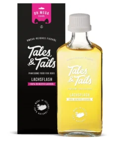 Tales & Tails Ergänzungsfutter für Hunde Lachsöl Oh Mega, 240 ml