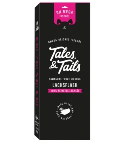 Tales & Tails Ergänzungsfutter für Hunde Lachsöl Oh Mega, 240 ml