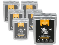 Tales & Tails Paté-Nassfutter für Hunde Ne schnelle Forelle, 12 x 100 g/6 x 300 g