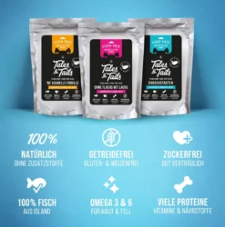 Tales & Tails Paté-Nassfutter für Hunde Ne schnelle Forelle, 12 x 100 g/6 x 300 g