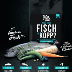 Tales & Tails Soft-Trockenfutter für Hunde Noch ganz Fisch im Kopp