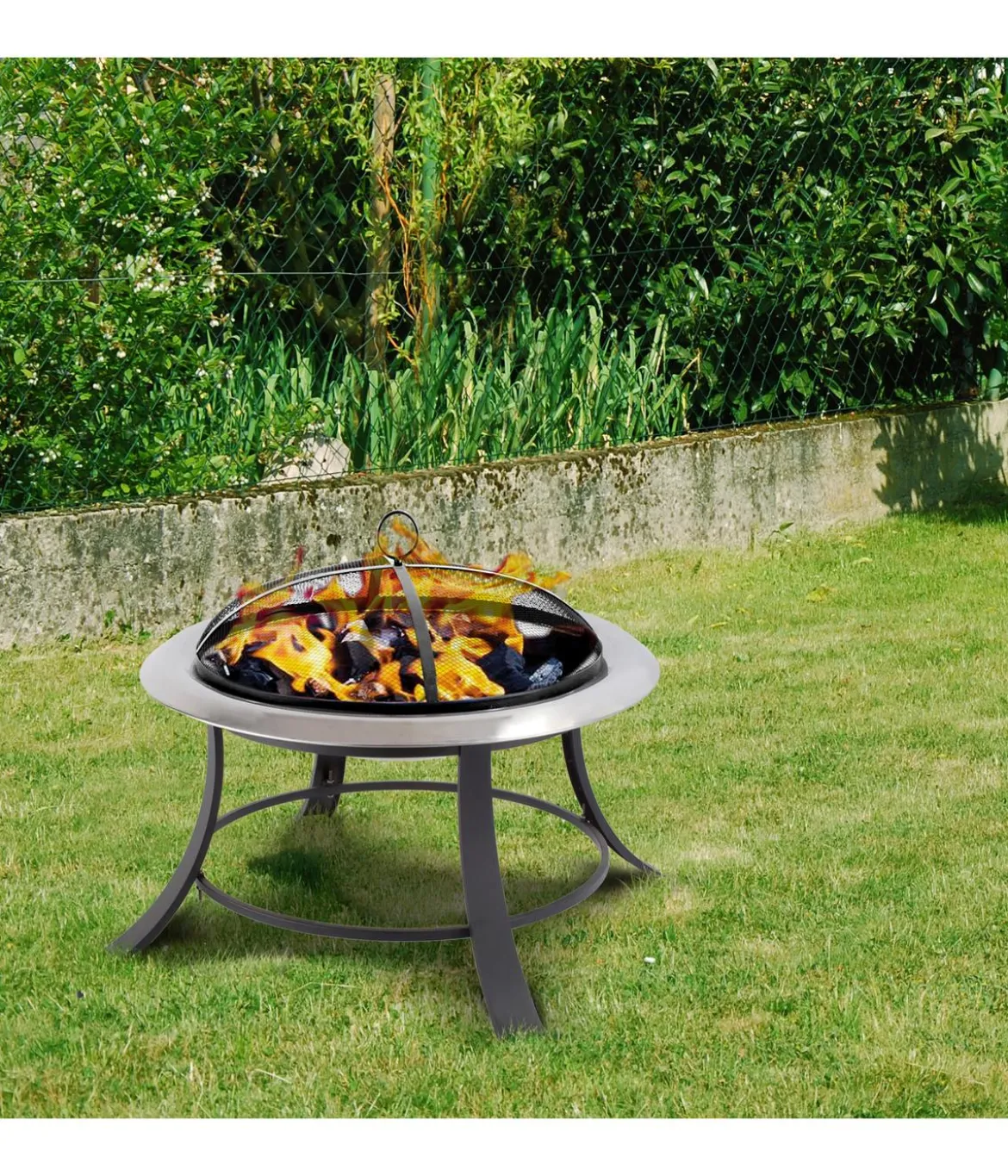 tepro Feuerstelle Silver City, ca. Ø74/H50 cm