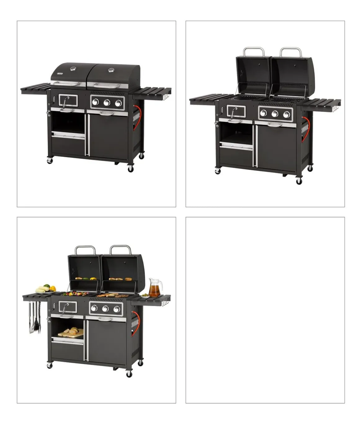 tepro Kohle-Gas-Kombigrill Toronto