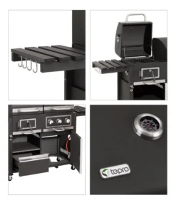 tepro Kohle-Gas-Kombigrill Toronto