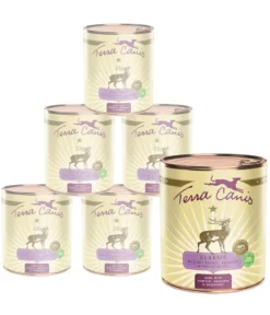 Terra Canis Nassfutter für Hunde Classic-Menüs, Adult, 6 x 800 g