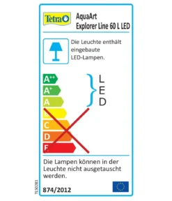 Tetra AquaArt Set LED Explorer-Line, weiß, 60 l