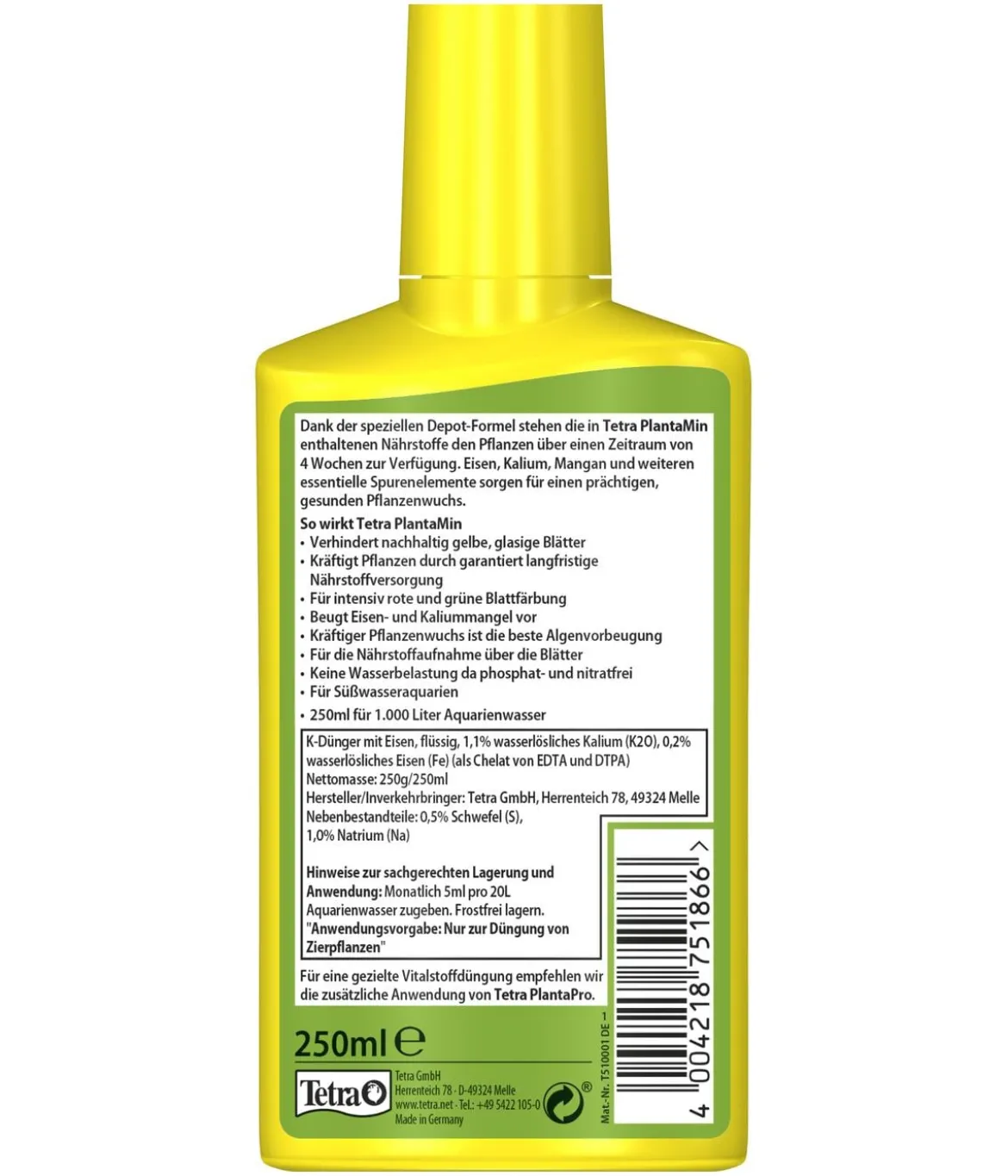 Tetra PlantaMin für Wasserpflanzen