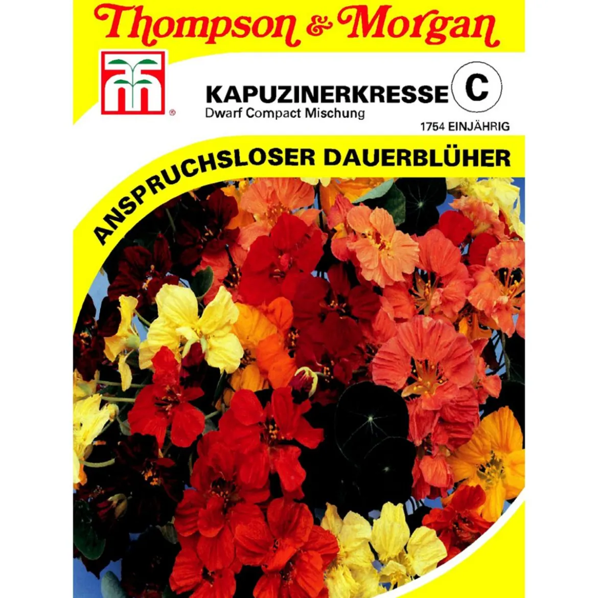 Thompson & Morgan Samen Kapuzinerkresse 'Dwarf Compact Mischung'