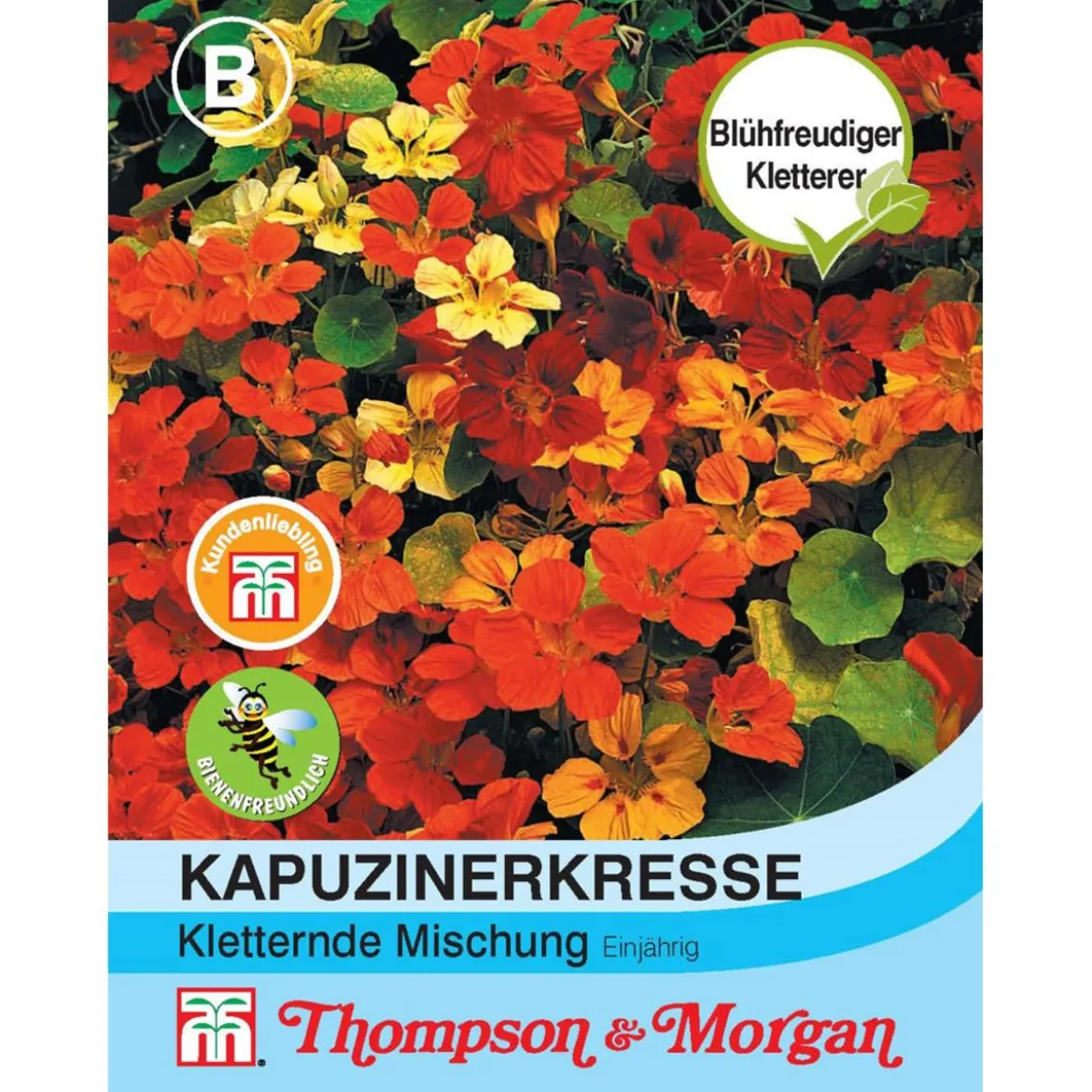 Thompson & Morgan Samen Kapuzinerkresse 'Kletternde Mischung'