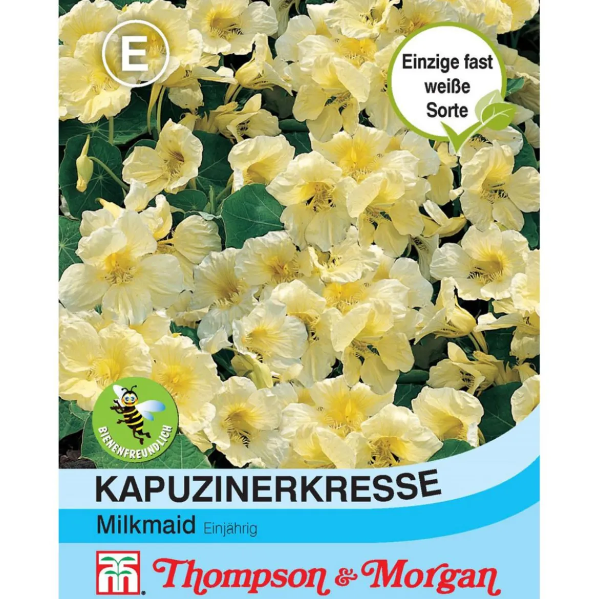Thompson & Morgan Samen Kapuzinerkresse 'Milkmaid'