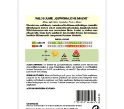 Thompson & Morgan Samen Wildblume 'Gewöhnliche Malve'