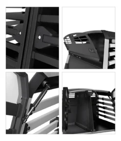 THULE® Allax Double L Compact Hundetransportbox, ca. B96/H69/T87-93 cm