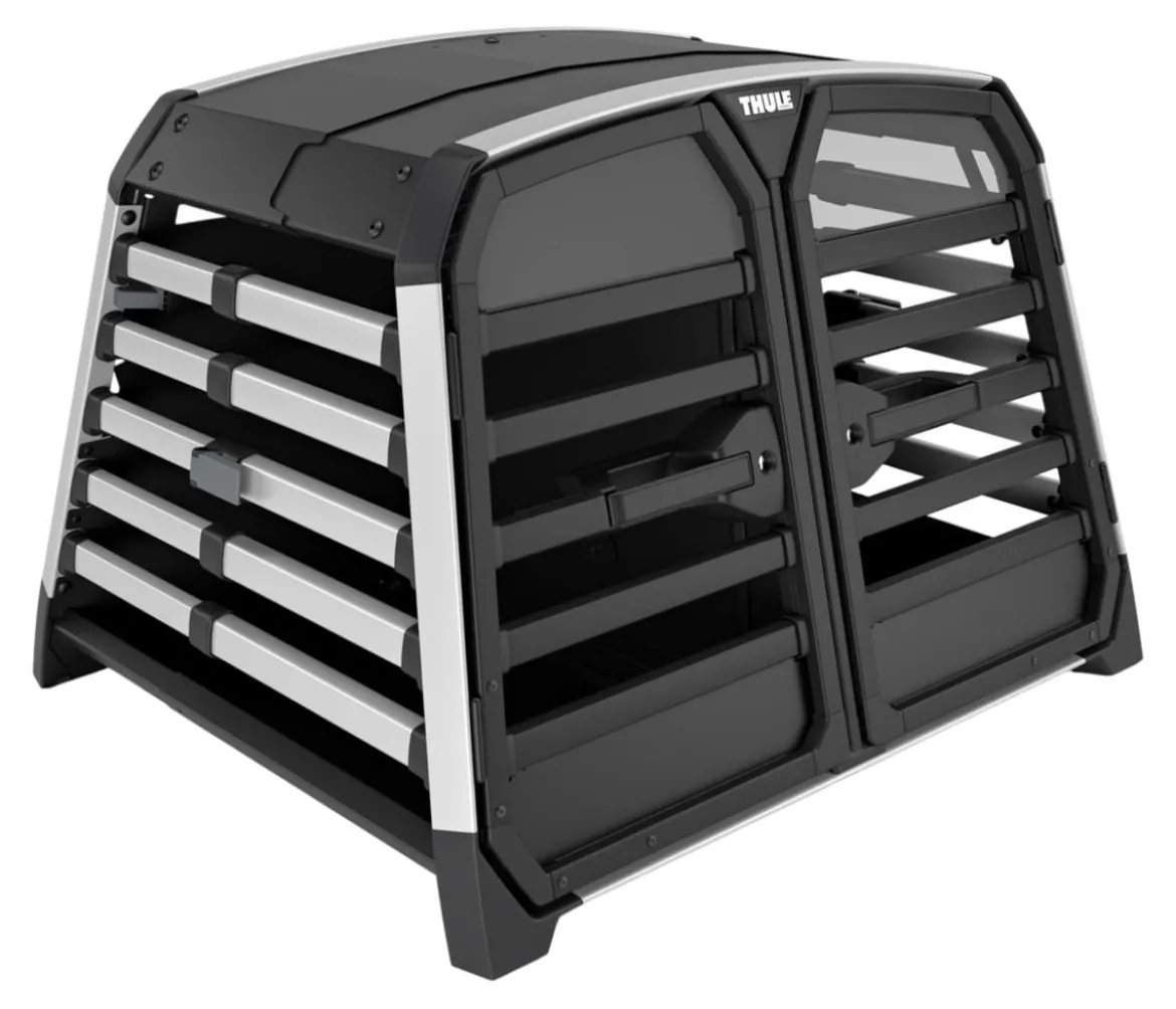 THULE® Allax Double L Compact Hundetransportbox, ca. B96/H69/T87-93 cm