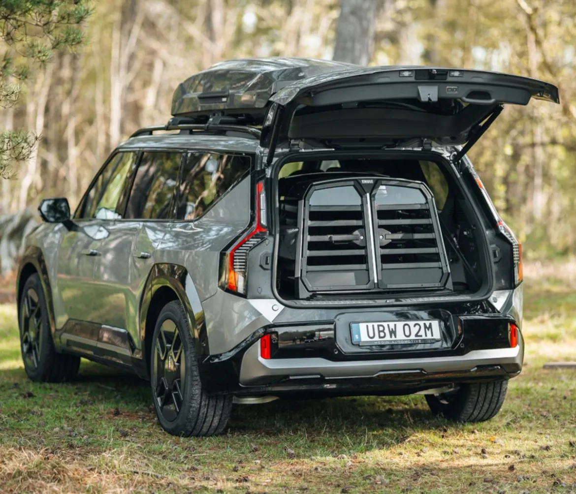 THULE® Allax Double L Compact Hundetransportbox, ca. B96/H69/T87-93 cm