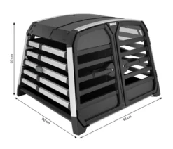 THULE® Allax Double M Hundetransportbox, ca. B93/H65/T77-82 cm