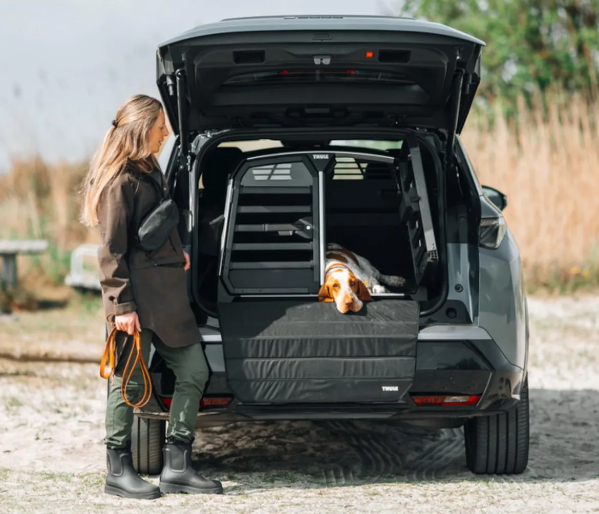THULE® Allax Double S Hundetransportbox, ca. B90/H58/T72-80 cm