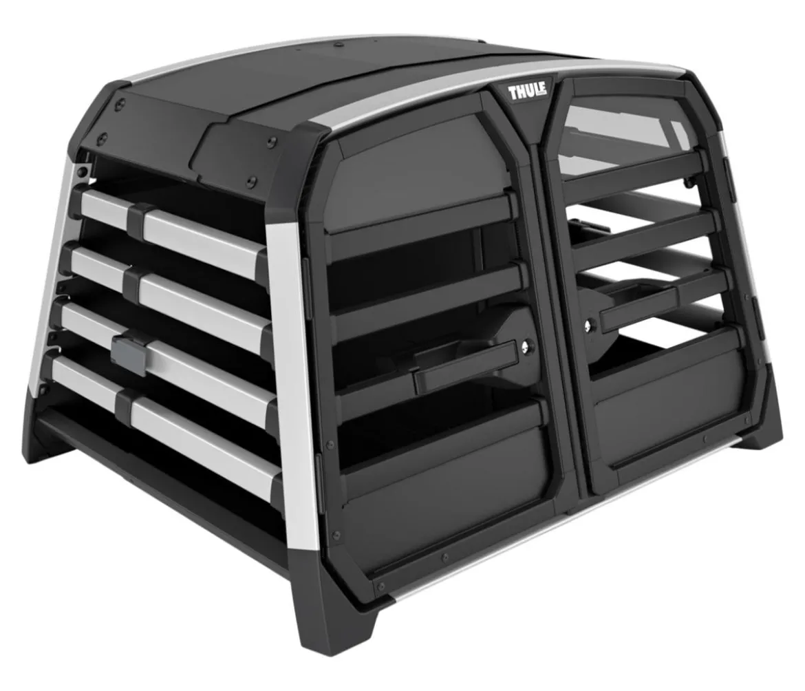 THULE® Allax Double S Hundetransportbox, ca. B90/H58/T72-80 cm